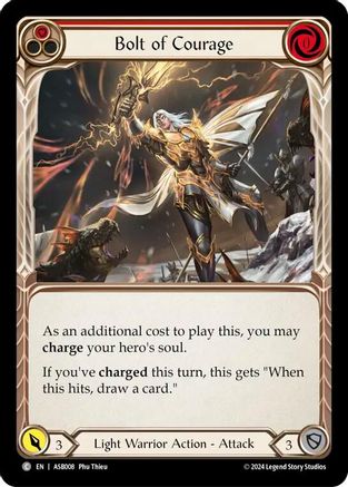 Image of Bolt of Courage (Red) [ASB008] (Armory Deck: Boltyn)