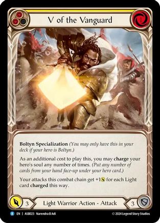Image of V of the Vanguard [ASB023] (Armory Deck: Boltyn)