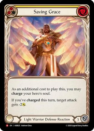 Image of Saving Grace [ASB025] (Armory Deck: Boltyn)  Rainbow Foil