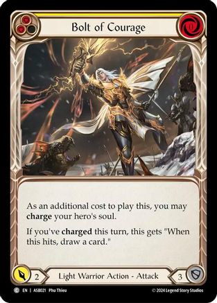 Image of Bolt of Courage (Yellow) [ASB021] (Armory Deck: Boltyn)