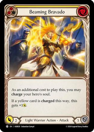 Image of Beaming Bravado (Yellow) [ASB020] (Armory Deck: Boltyn)