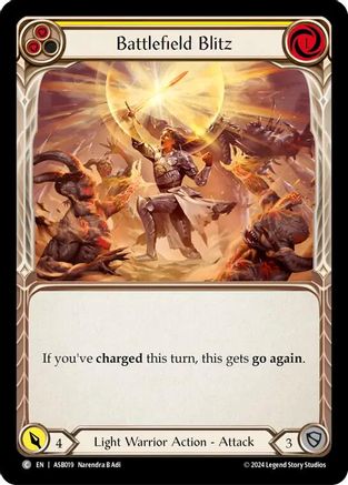 Image of Battlefield Blitz (Yellow) [ASB019] (Armory Deck: Boltyn)