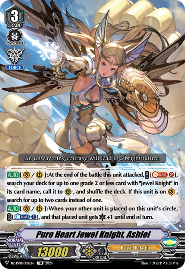 Image of Pure Heart Jewel Knight, Ashlei (DZ-PS01/002EN) [Premium Deckset 