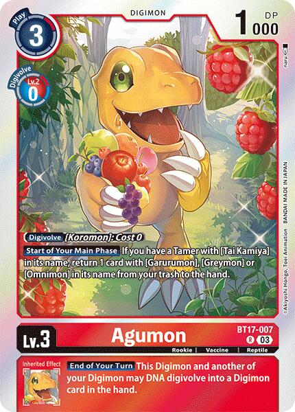 Image of Agumon [BT17-007] [Secret Crisis]