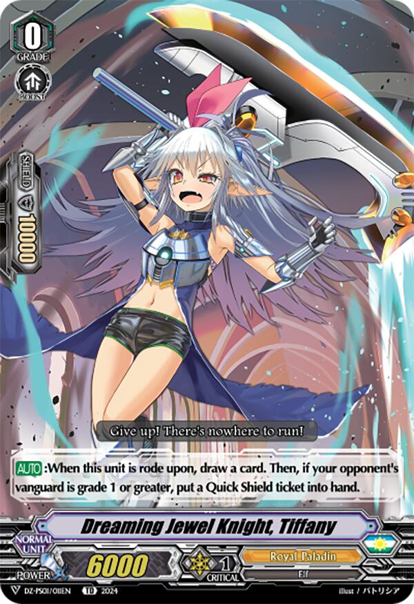 Image of Dreaming Jewel Knight, Tiffany (DZ-PS01/011EN) [Premium Deckset 