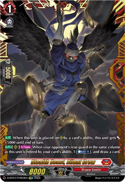 Image of Stealth Beast, Silent Crow (FFR) (D-BT07/FFR03EN) [Raging Flames Against Emerald Storm]
