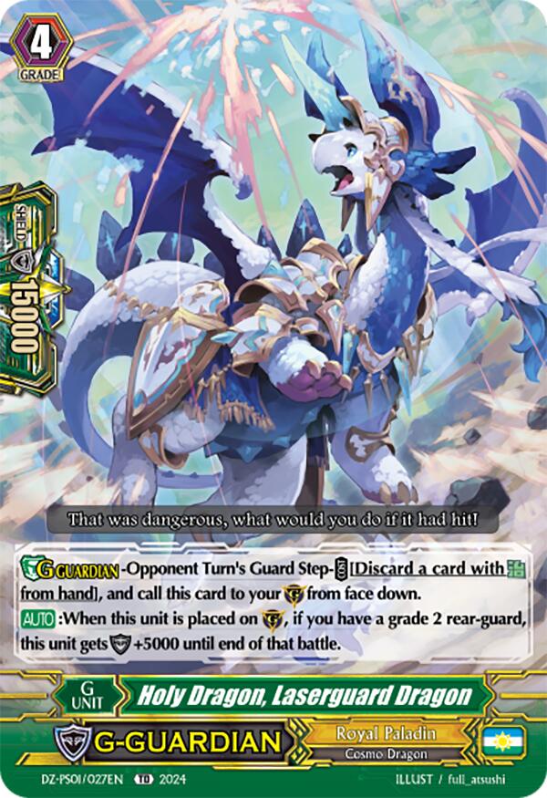 Image of Holy Dragon, Laserguard Dragon (DZ-PS01/027EN) [Premium Deckset 