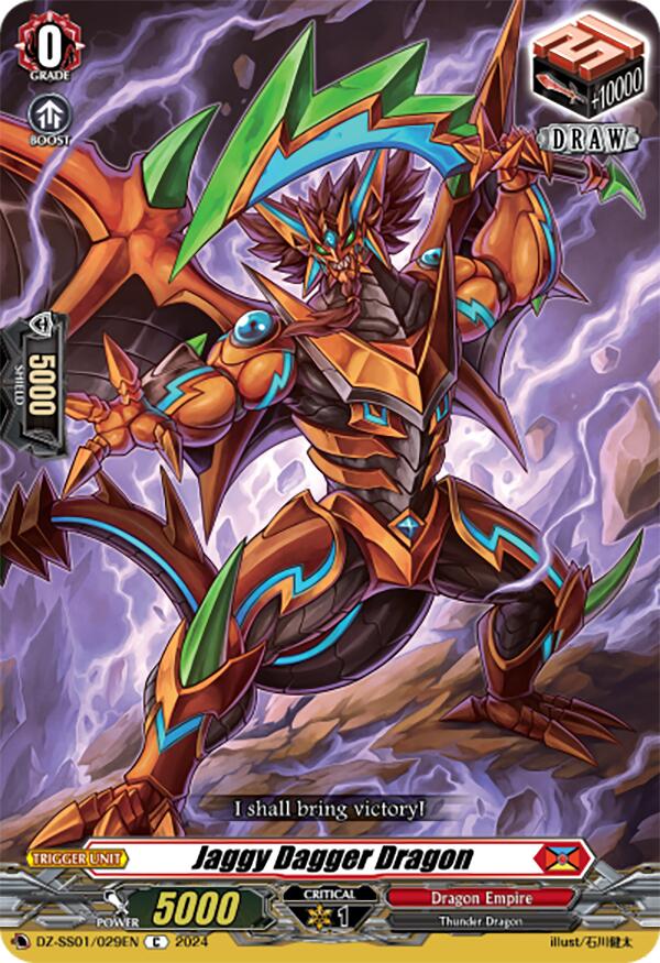 Image of Jaggy Dagger Dragon (DZ-SS01/029EN) [Festival Booster 2024]