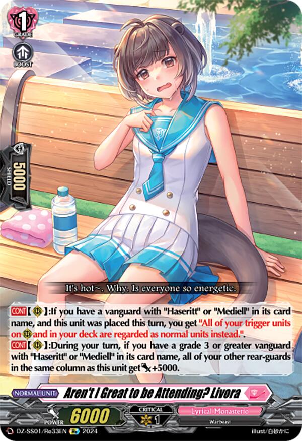 Image of Aren't I Great to be Attending? Livora (DZ-SS01/Re33EN) [Festival Booster 2024]