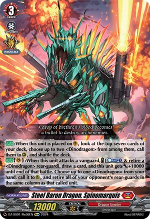 Image of Steel Baron Dragon, Spinomarquis (DZ-SS01/Re36EN) [Festival Booster 2024]