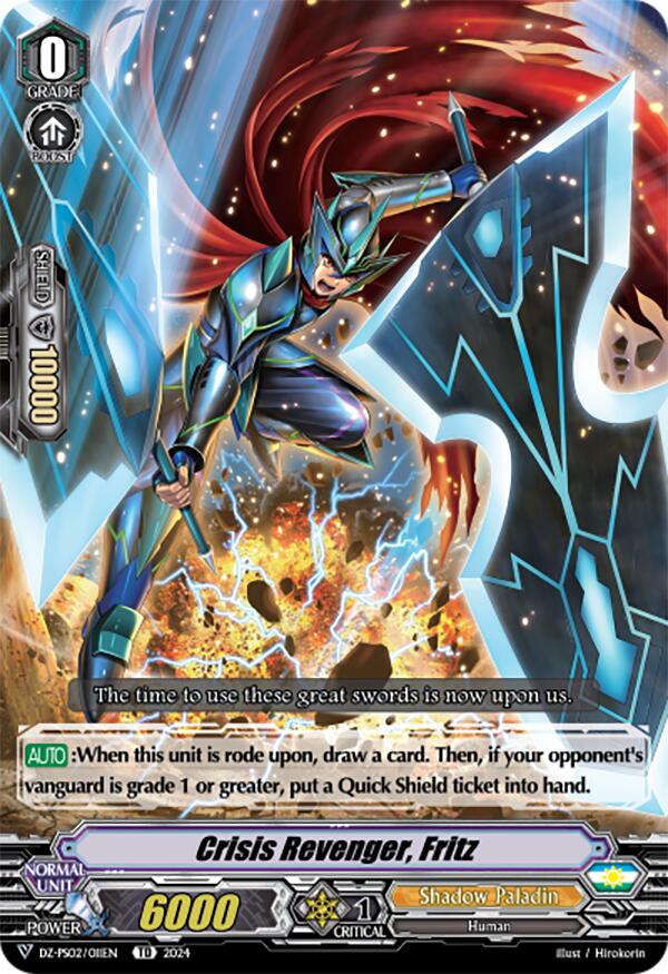 Image of Crisis Revenger, Fritz (DZ-PS02/011EN) [Premium Deckset 
