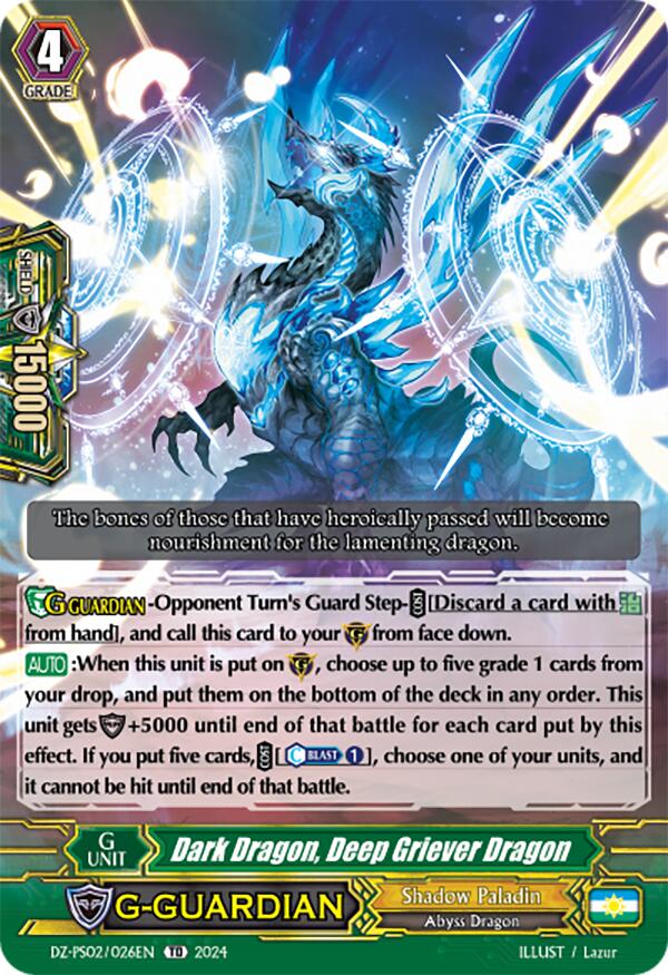Image of Dark Dragon, Deep Griever Dragon (DZ-PS02/026EN) [Premium Deckset 