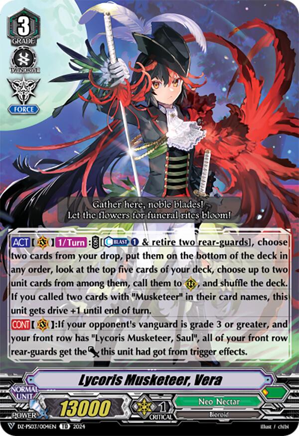 Image of Lycoris Musketeer, Vera (DZ-PS03/004EN) [Premium Deckset 