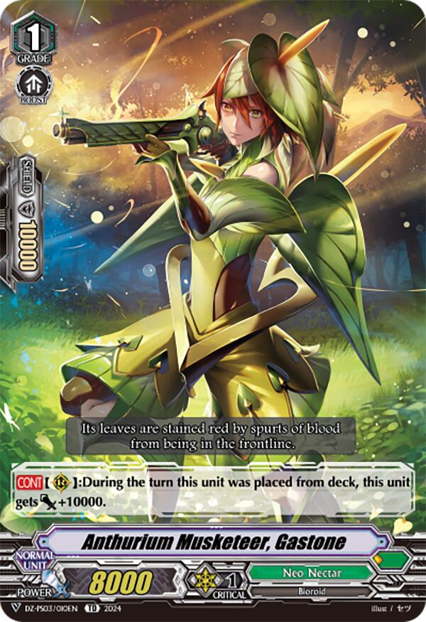 Image of Anthurium Musketeer, Gastone (DZ-PS03/010EN) [Premium Deckset 