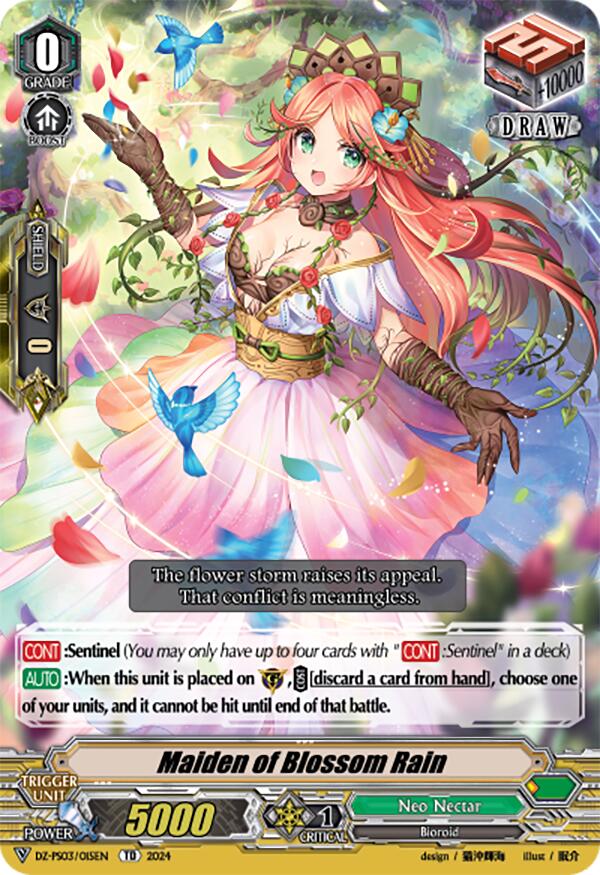 Image of Maiden of Blossom Rain (DZ-PS03/015EN) [Premium Deckset 