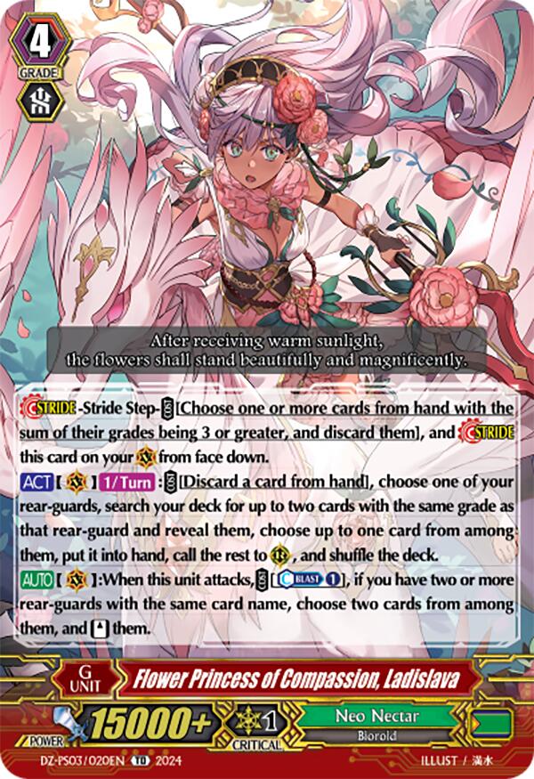 Image of Flower Princess of Compassion, Ladislava (DZ-PS03/020EN) [Premium Deckset 