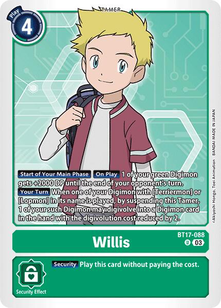 Image of Willis [BT17-088] [Secret Crisis]