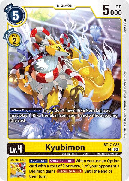 Image of Kyubimon [BT17-032] [Secret Crisis]