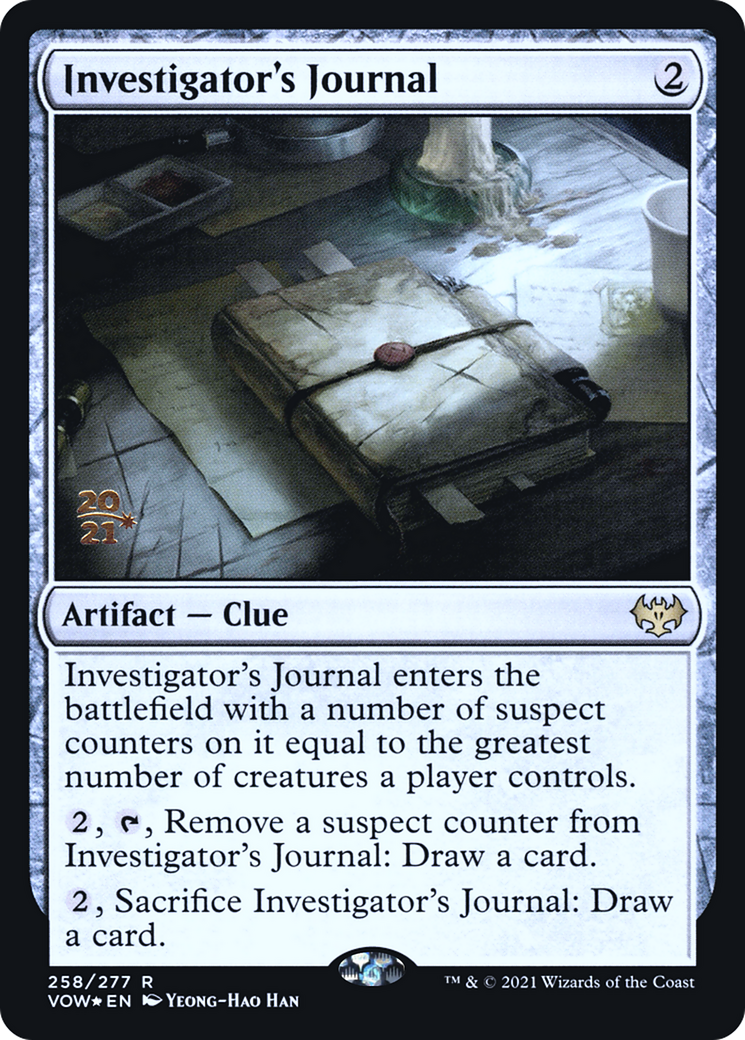 Image of Investigator's Journal [Innistrad: Crimson Vow Prerelease Promos]