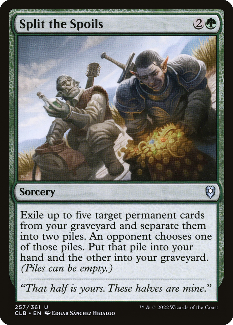 Image of Split the Spoils [Commander Legends: Battle for Baldur's Gate]