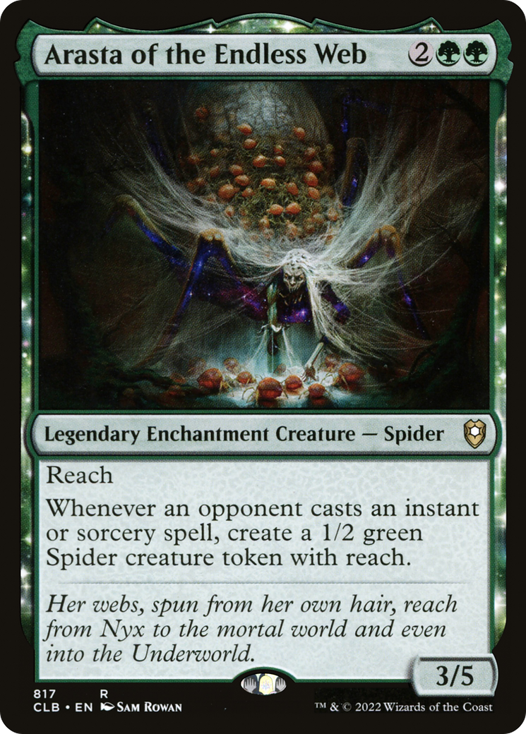 Image of Arasta of the Endless Web [Commander Legends: Battle for Baldur's Gate]
