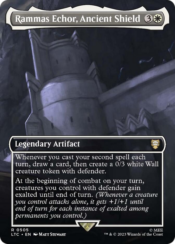 Image of Rammas Echor, Ancient Shield (Borderless) [The Lord of the Rings: Tales of Middle-Earth Commander]