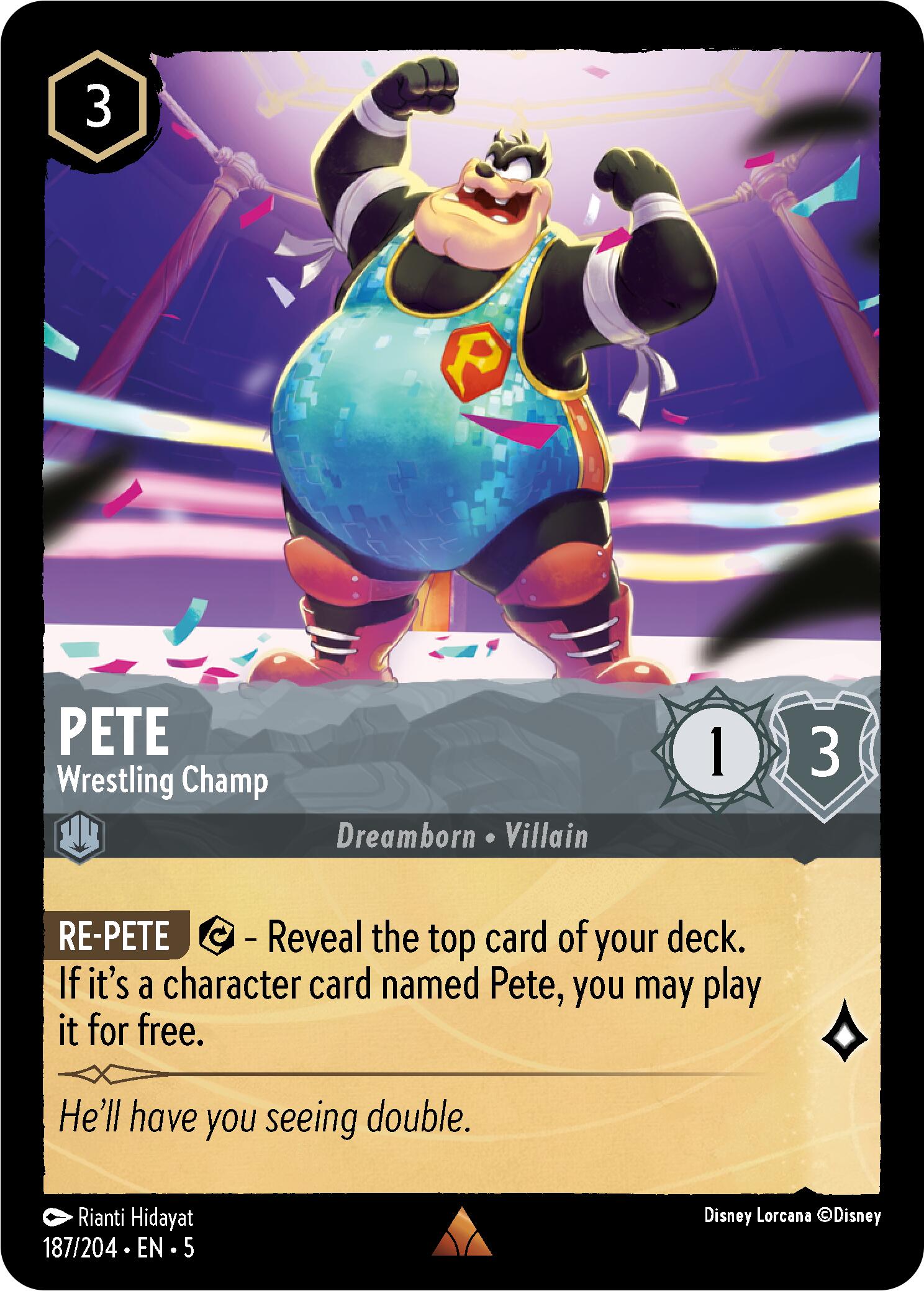 Image of Pete - Wrestling Champ (187/204) [Shimmering Skies]
