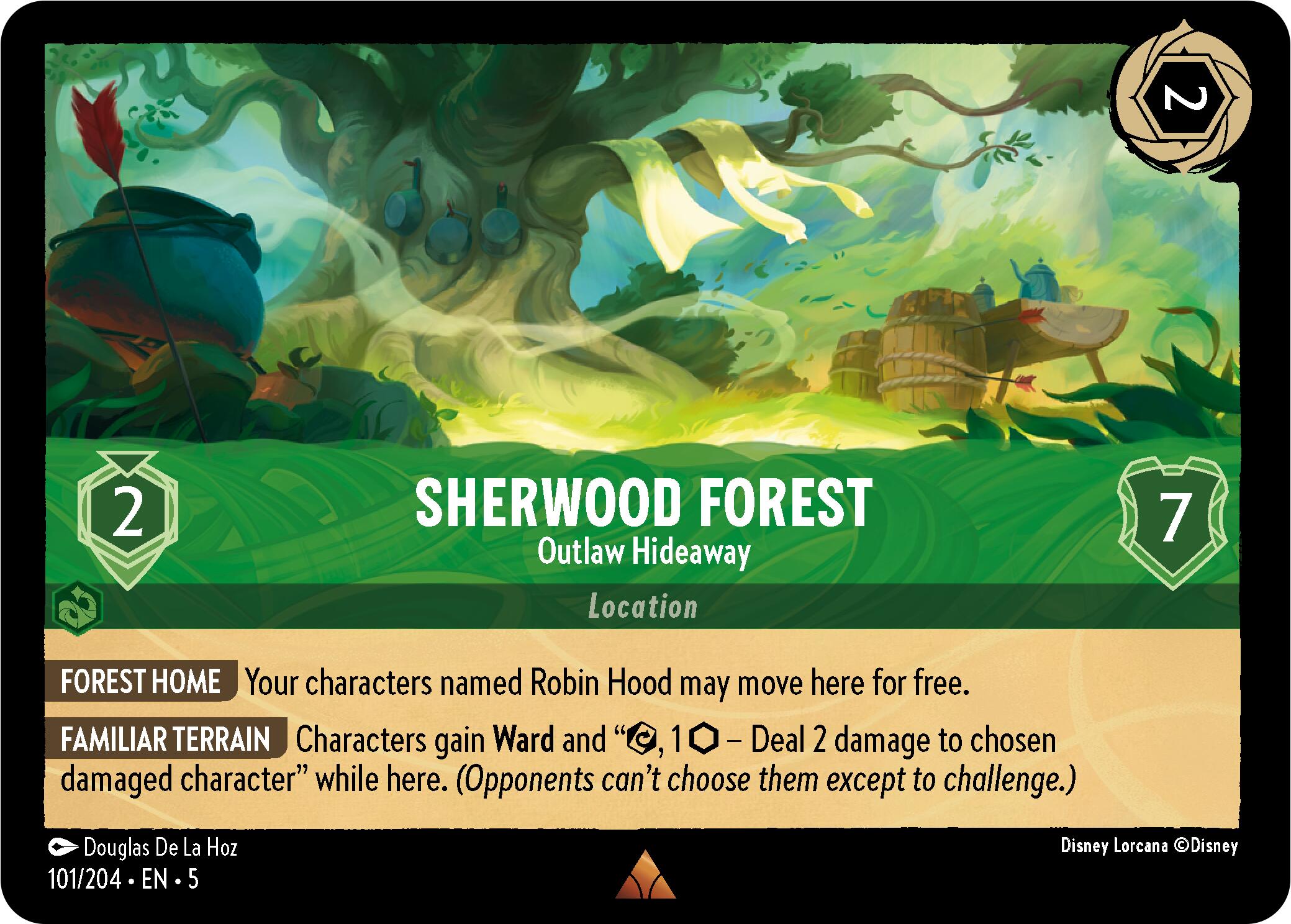 Image of Sherwood Forest - Outlaw Hideaway (101/204) [Shimmering Skies]