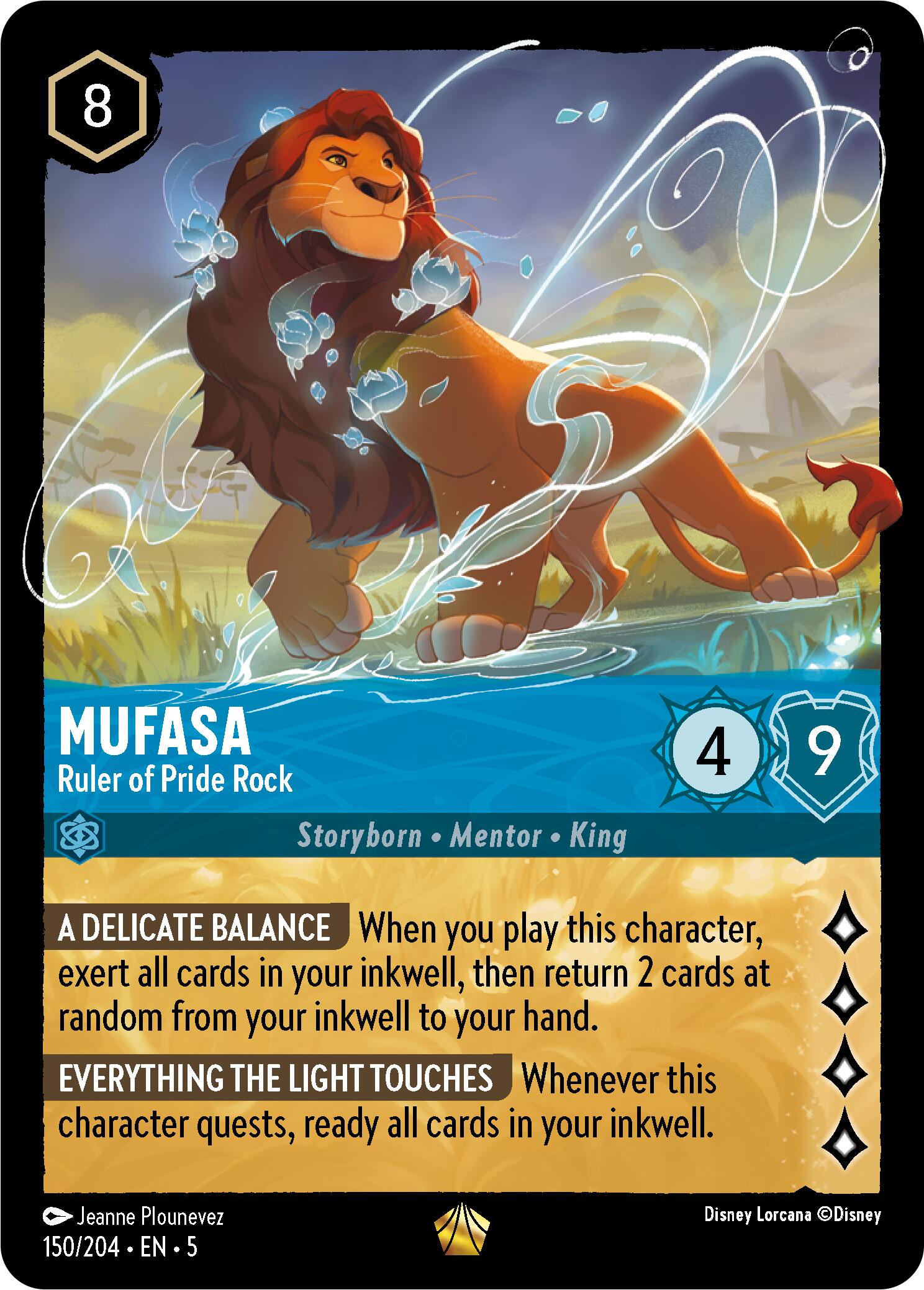 Image of Mufasa - Ruler of Pride Rock (150/204) [Shimmering Skies]