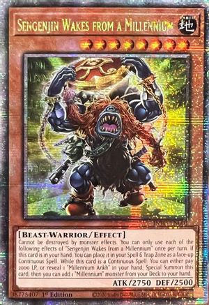 Image of Sengenjin Wakes from a Millennium (Quarter Century Secret Rare) [INFO-EN001] Quarter Century Secret Rare