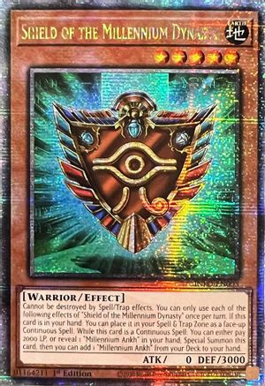 Image of Shield of the Millennium Dynasty (Quarter Century Secret Rare) [INFO-EN003] Quarter Century Secret Rare