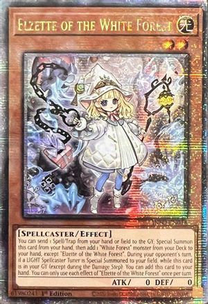Image of Elzette of the White Forest (Quarter Century Secret Rare) [INFO-EN014] Quarter Century Secret Rare