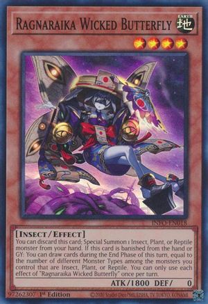 Image of Ragnaraika Wicked Butterfly [INFO-EN018] Super Rare