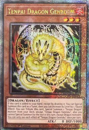 Image of Tenpai Dragon Genroku (Quarter Century Secret Rare) [INFO-EN019] Quarter Century Secret Rare