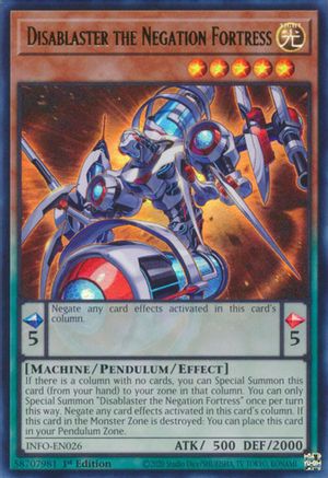 Image of Disablaster the Negation Fortress [INFO-EN026] Ultra Rare