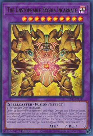 Image of The Unstoppable Exodia Incarnate [INFO-EN033] Ultra Rare