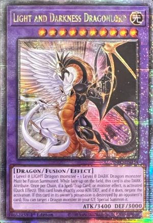 Image of Light and Darkness Dragonlord (Quarter Century Secret Rare) [INFO-EN034] Quarter Century Secret Rare