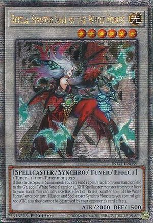 Image of Rciela, Sinister Soul of the White Forest (Quarter Century Secret Rare) [INFO-EN039] Quarter Century Secret Rare