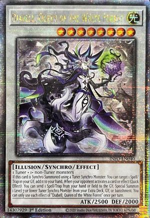 Image of Diabell, Queen of the White Forest (Quarter Century Secret Rare) [INFO-EN040] Quarter Century Secret Rare