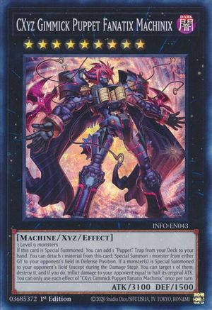Image of CXyz Gimmick Puppet Fanatix Machinix [INFO-EN043] Super Rare