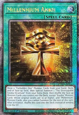 Image of Millennium Ankh (Quarter Century Secret Rare) [INFO-EN053] Quarter Century Secret Rare