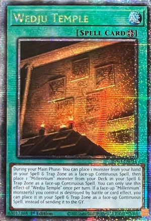 Image of Wedju Temple (Quarter Century Secret Rare) [INFO-EN054] Quarter Century Secret Rare