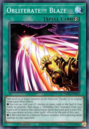 Image of Obliterate!!! Blaze [INFO-EN055] Super Rare