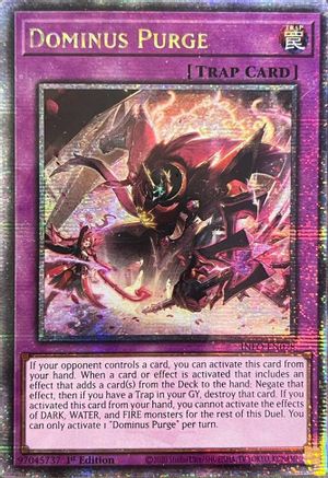 Image of Dominus Purge (Quarter Century Secret Rare) [INFO-EN078] Quarter Century Secret Rare