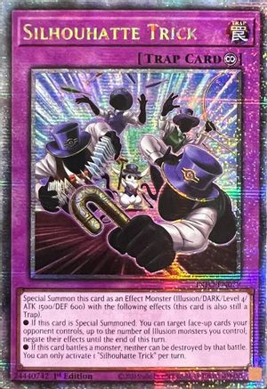 Image of Silhouhatte Trick (Quarter Century Secret Rare) [INFO-EN079] Quarter Century Secret Rare