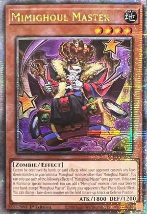 Image of Mimighoul Master (Quarter Century Secret Rare) [INFO-EN090] Quarter Century Secret Rare