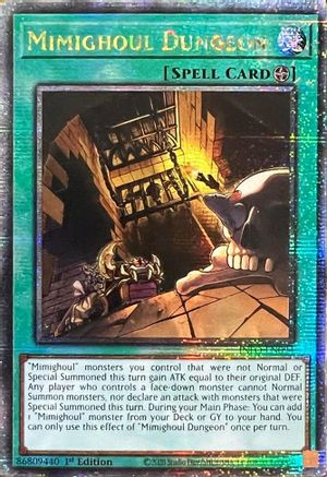 Image of Mimighoul Dungeon (Quarter Century Secret Rare) [INFO-EN094] Quarter Century Secret Rare
