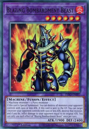 Image of Blazing Bombardment Beast [INFO-EN097] Common