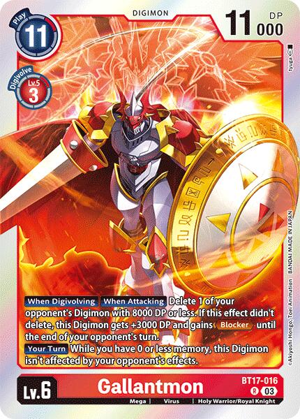 Image of Gallantmon [BT17-016] [Secret Crisis]