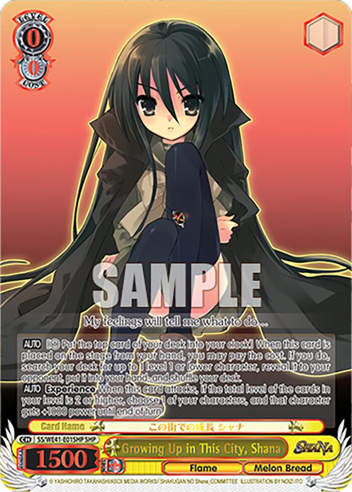 Image of Growing Up in This City, Shana (SHP) [Shakugan no Shana Premium Booster]